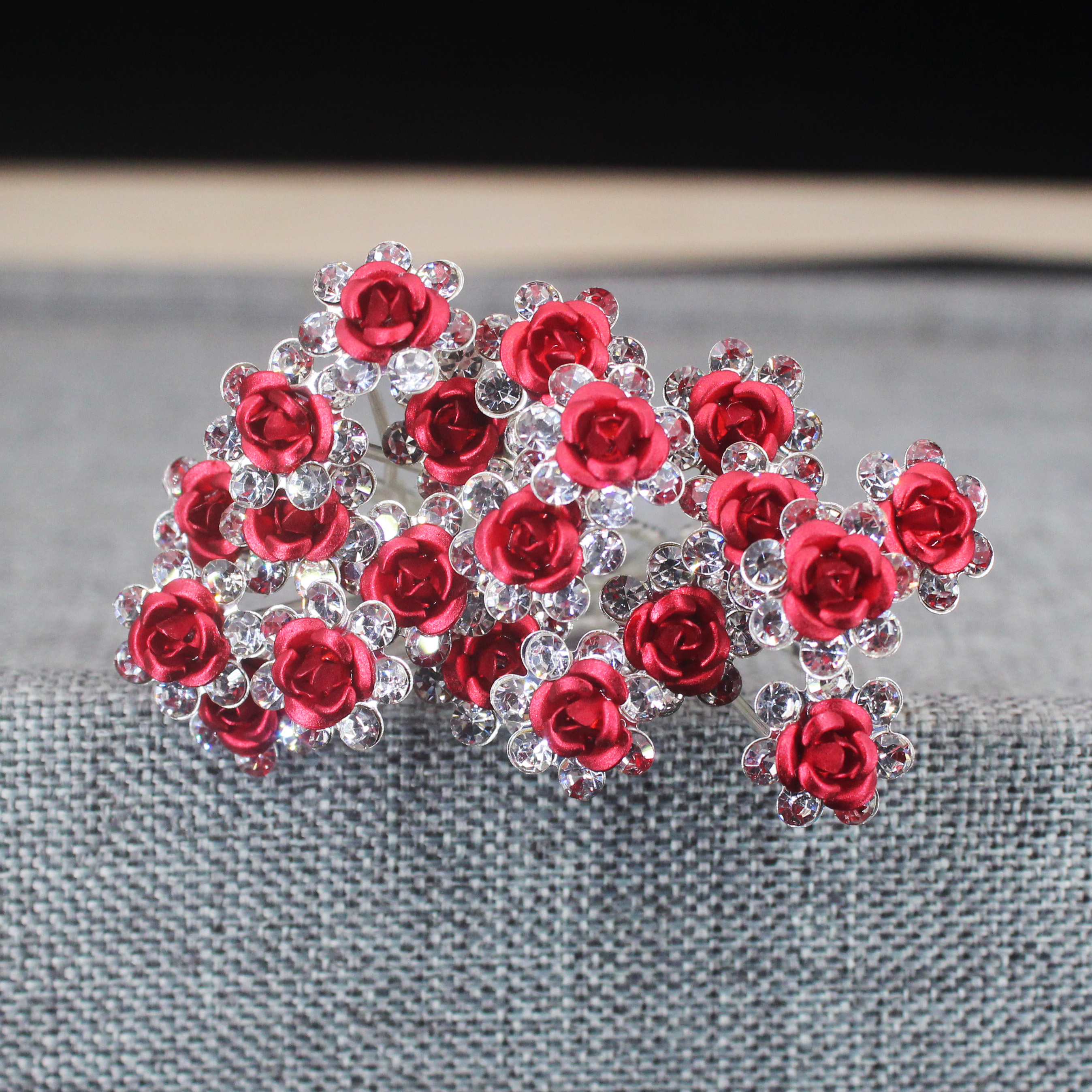 20PCS Rose Flower Rhinestone H - Young Women'S Accessories review and price