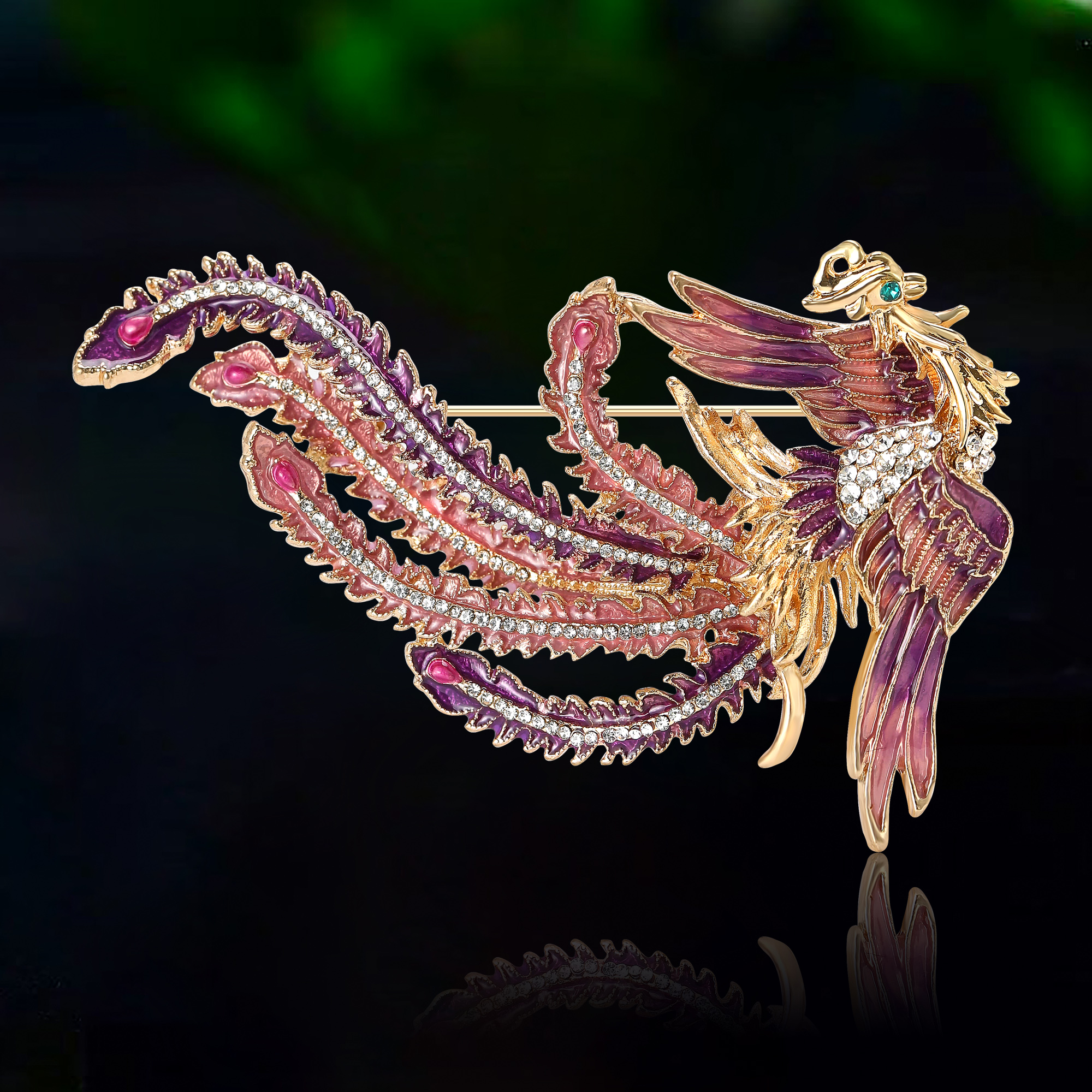 Rhinestone Phoenix Brooches fo - Women'S Accessories Categories review and price